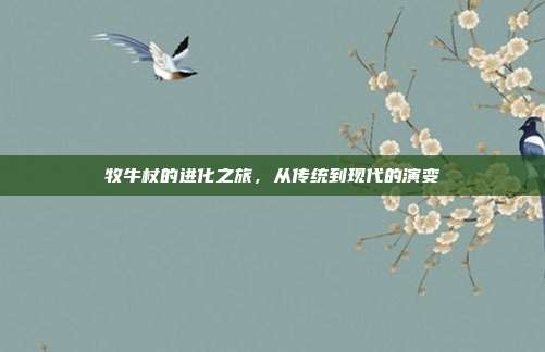 牧牛杖的进化之旅,从传统到现代的演变