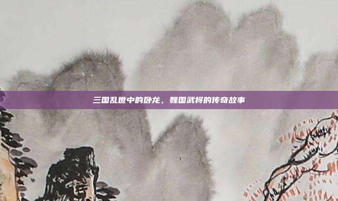 三国乱世中的卧龙,魏国武将的传奇故事