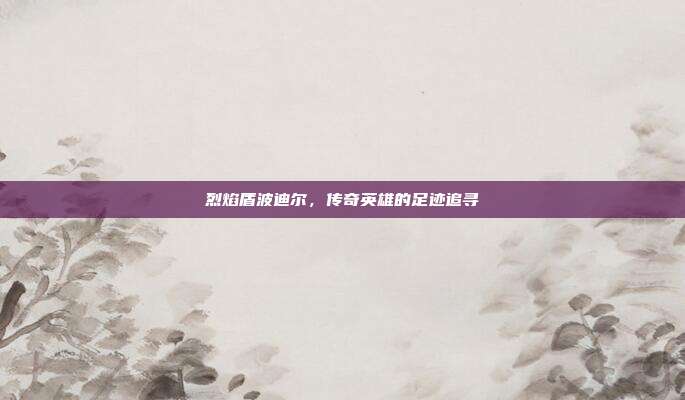 烈焰盾波迪尔,传奇英雄的足迹追寻
