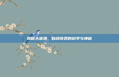 揭秘大漩涡,自然奇观的科学与神秘