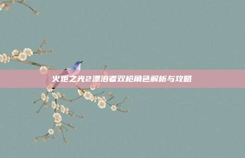 火炬之光2漂泊者双枪角色解析与攻略