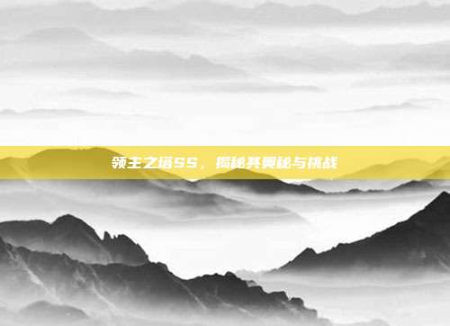 领主之塔SS,揭秘其奥秘与挑战