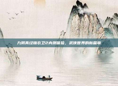 九阴真经锦衣卫2内测体验,武侠世界的新篇章
