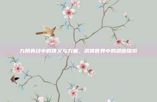 九阴真经中的侠义与力量,武侠世界中的道德探索