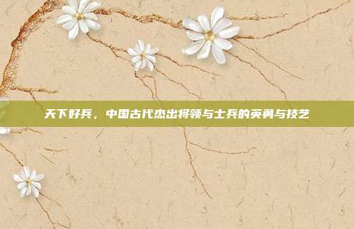 天下好兵,中国古代杰出将领与士兵的英勇与技艺