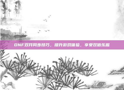 DNF双开同步技巧,提升游戏体验,享受双倍乐趣
