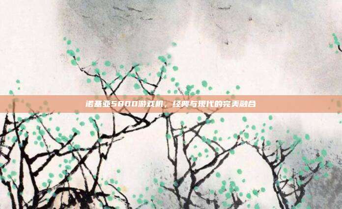 诺基亚5800游戏机,经典与现代的完美融合