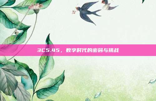 3C5.45,数字时代的密码与挑战