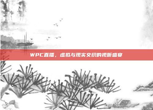WPC直播,虚拟与现实交织的视听盛宴