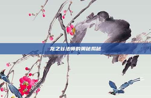 龙之谷法师的奥秘揭秘