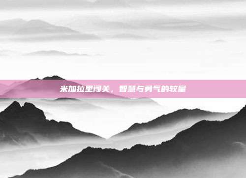 米加拉里闯关,智慧与勇气的较量