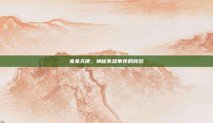 兔兔天使,神秘失踪事件的背后