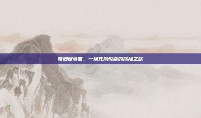奇妙屋寻宝,一场充满惊喜的探险之旅