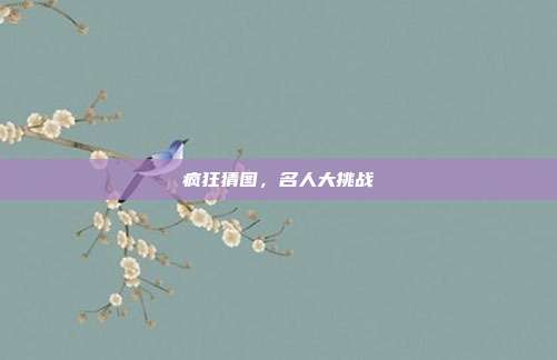 疯狂猜图,名人大挑战