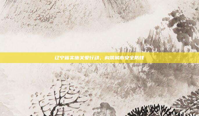 辽宁省实施关爱行动,构筑城市安全防线