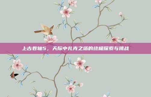上古卷轴5,天际中扎克之塔的终极探索与挑战
