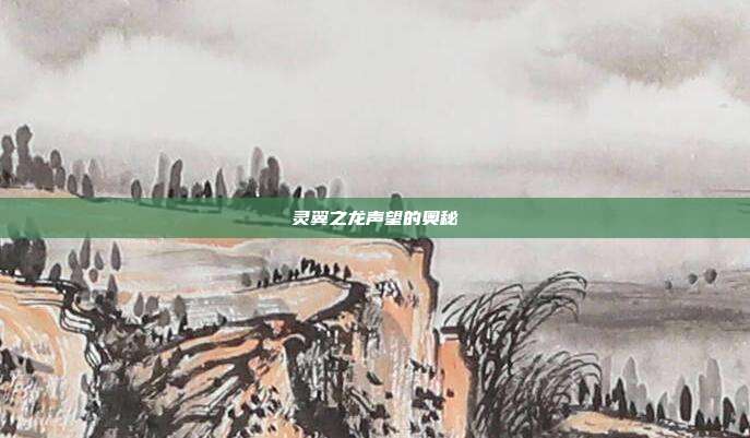 灵翼之龙声望的奥秘
