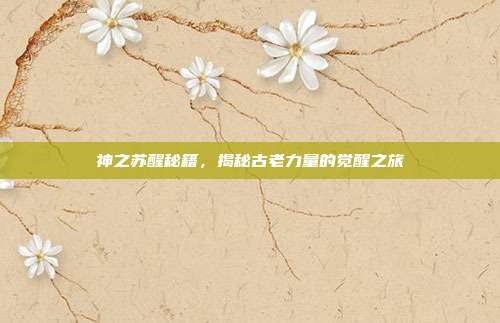 神之苏醒秘籍,揭秘古老力量的觉醒之旅