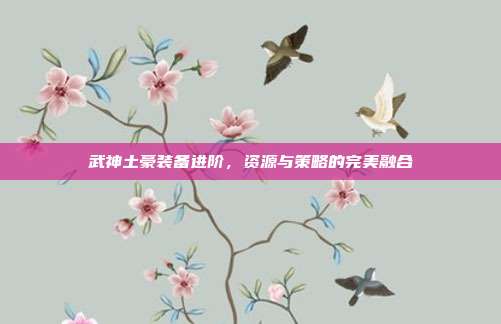 武神土豪装备进阶,资源与策略的完美融合