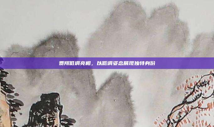 费翔低调亮相,以低调姿态展现独特身份