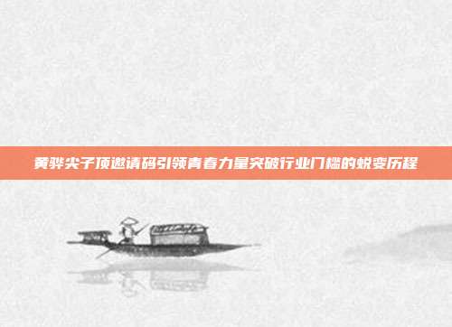 黄骅尖子顶邀请码引领青春力量突破行业门槛的蜕变历程