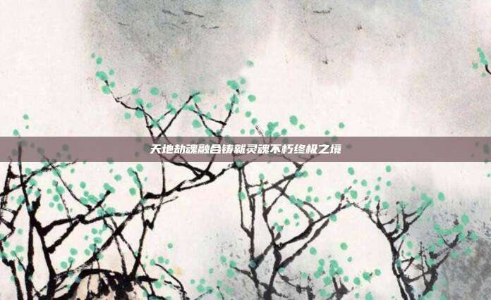 天地劫魂融合铸就灵魂不朽终极之境
