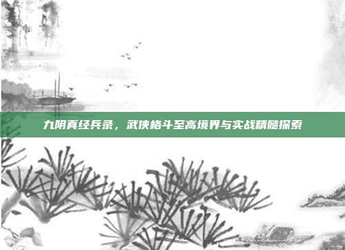 九阴真经兵录,武侠格斗至高境界与实战精髓探索