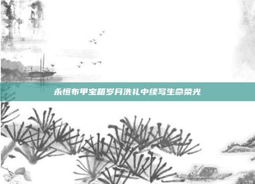 永恒布甲宝箱岁月洗礼中续写生命荣光