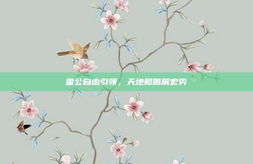 雷公自由引领,天地鲲鹏展宏势