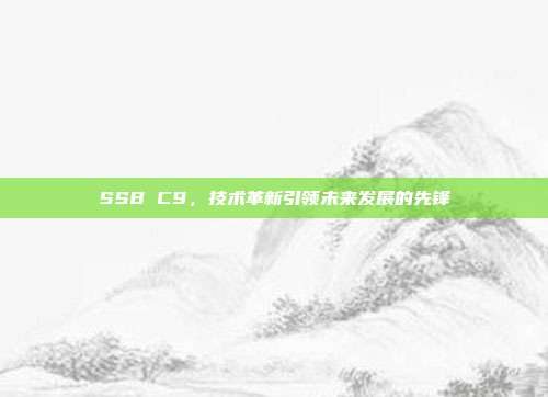 SSB C9,技术革新引领未来发展的先锋