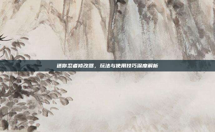 迷你忍者修改器,玩法与使用技巧深度解析