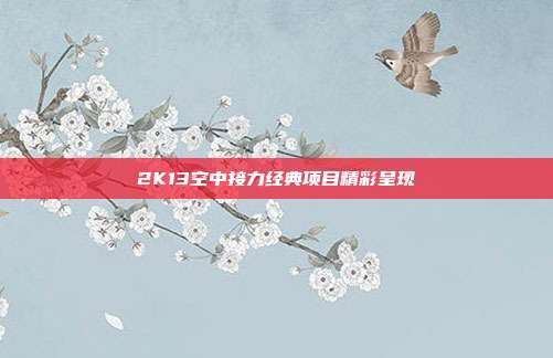 2K13空中接力经典项目精彩呈现