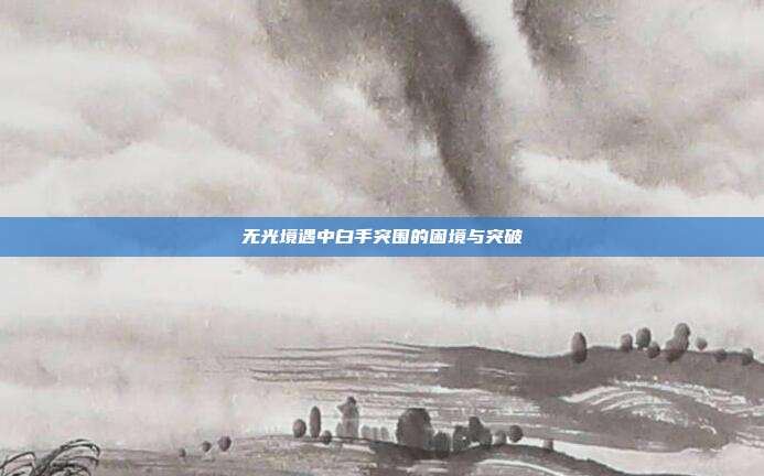 无光境遇中白手突围的困境与突破