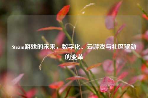 Steam游戏的未来,数字化、云游戏与社区驱动的变革