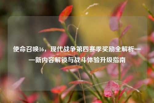 使命召唤16,现代战争第四赛季奖励全解析——新内容解锁与战斗体验升级指南