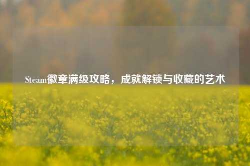 Steam徽章满级攻略,成就解锁与收藏的艺术