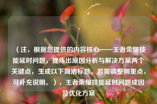 （注，根据您提供的内容核心——王者荣耀技能延时问题，提炼出原因分析与解决方案两个关键点，生成以下简洁标题。若需调整侧重点，可补充说明。），王者荣耀技能延时问题成因及优化方案