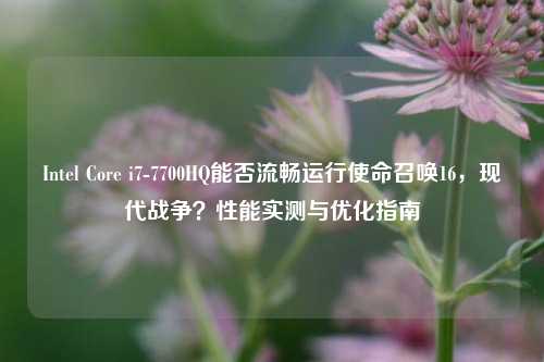 Intel Core i7-7700HQ能否流畅运行使命召唤16,现代战争?性能实测与优化指南
