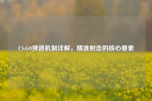 CS:GO弹道机制详解，精准射击的核心要素