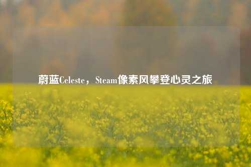 蔚蓝Celeste,Steam像素风攀登心灵之旅