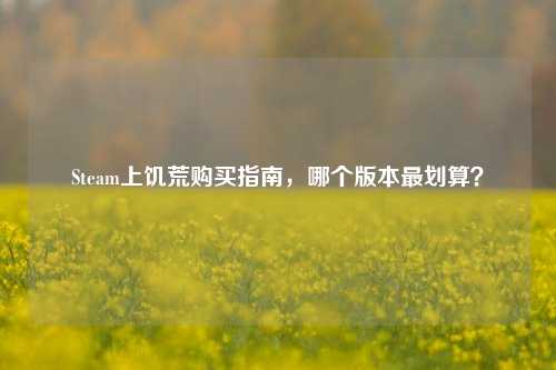 Steam上饥荒购买指南,哪个版本最划算?