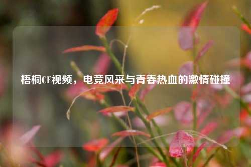 梧桐CF视频,电竞风采与青春热血的***碰撞