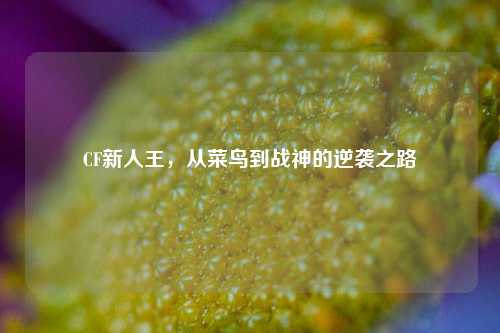 CF新人王,从菜鸟到战神的逆袭之路